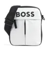 Hugo Boss Logo Strap Satchel In White