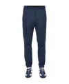 Hugo Boss Navy Logo Tape Tracksuit Lounge Pants In Blue