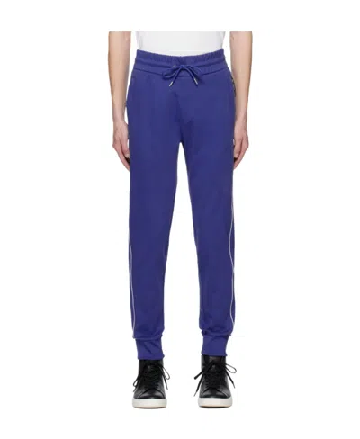 Hugo Boss Logo Sweatpants In Blue