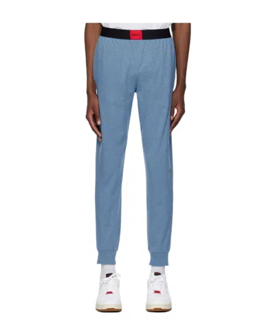 Hugo Boss Logo Sweatpants In Blue