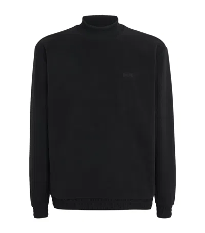 Hugo Boss Logo Sweatshirt In Black