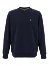 Hugo Boss Logo Sweatshirt In Blue