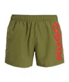 Hugo Boss Abas Swim Shorts In Green