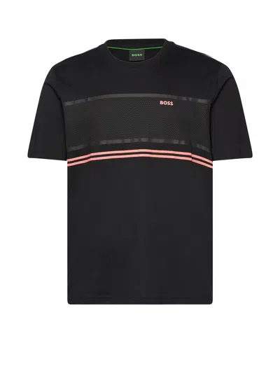 Hugo Boss Logo T-shirt In Black