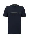 Hugo Boss Logo T-shirt In Blue