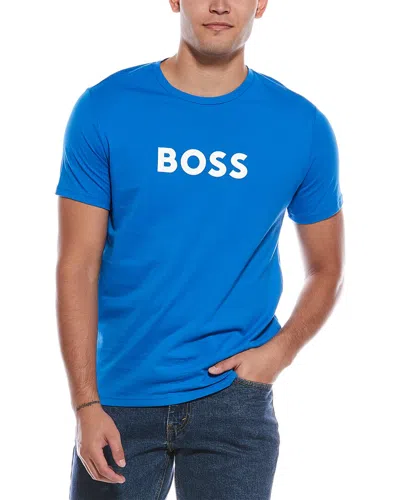 Hugo Boss Logo T-shirt In Blue