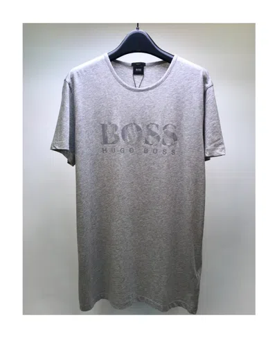 Hugo Boss Logo T-shirt In Gray