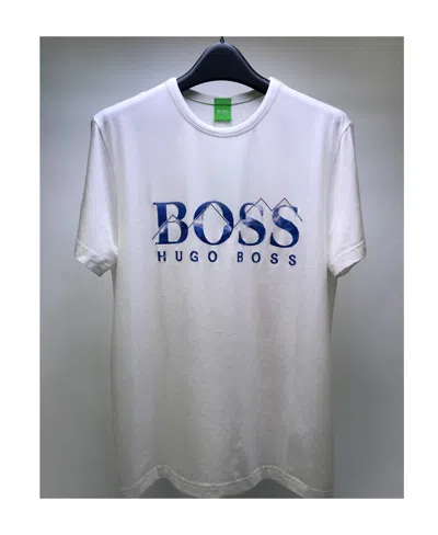Hugo Boss Logo T-shirt In Gray