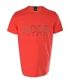 Hugo Boss Logo T-shirt In Red