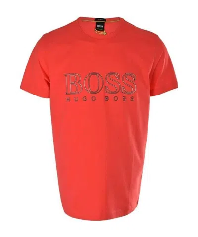 Hugo Boss Logo T-shirt In Red