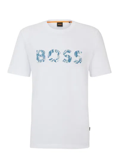 Hugo Boss Logo T-shirt In White