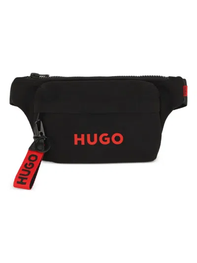 Hugo Boss Kids' Logo-tag Belt Bag In Pink