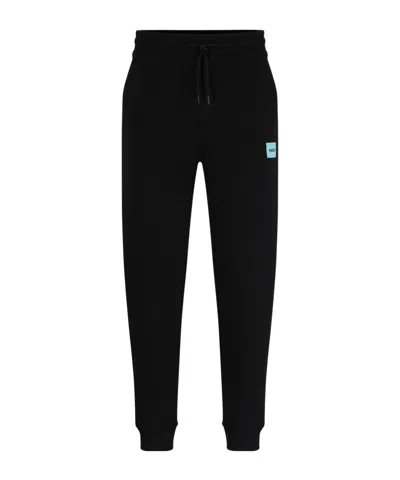 Hugo Boss Logo-tag Track Pants In Black