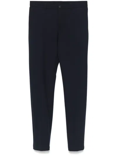 Hugo Boss Logo-tag Trousers In Blue