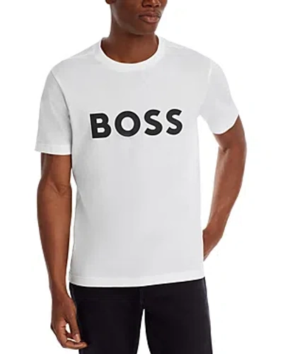 Hugo Boss Logo Tee In White