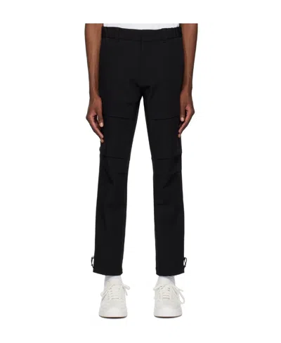 Hugo Boss Logo Tooling Casual Pants In Black