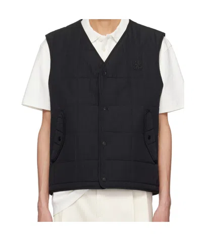 Hugo Boss Logo Vest In Black