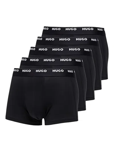 Hugo Boss Logo-waistband Boxers (pack Of Five)