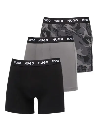 Hugo Boss Logo-waistband Boxers (pack Of Three) In Multi