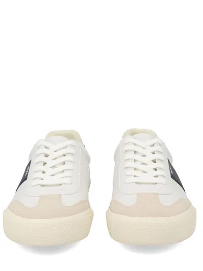 Hugo Boss Logo-applied Cow Leather Sneaker In Neutral