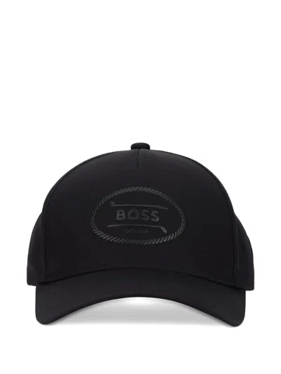 Hugo Boss Logo-detail Baseball Cap In Black