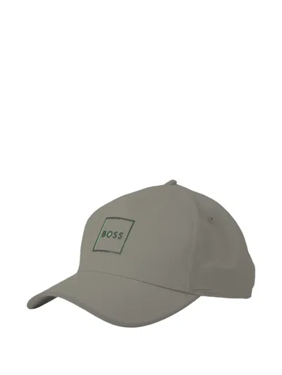 Hugo Boss Logo-detail Baseball Cap In Green