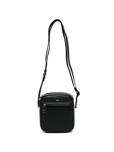 Hugo Boss Logo-detail Messenger Bag In Black