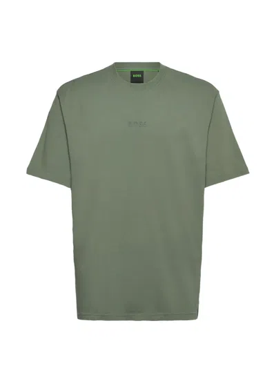 Hugo Boss Logo-detail T-shirt In Green