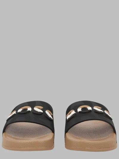 Hugo Boss Logo-embellished Strap Slide Sandal In Black