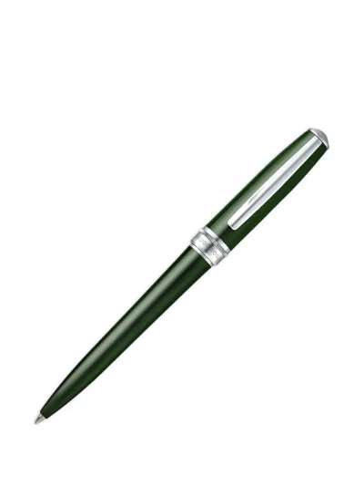 Hugo Boss Logo-engraved Ballpoint Pen In Green