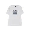Hugo Boss Logo-graphic T-shirt In Gray