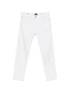 Hugo Boss White Five-pocket Stretch Jeans In White