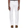 Hugo Boss White Five-pocket Stretch Jeans In White