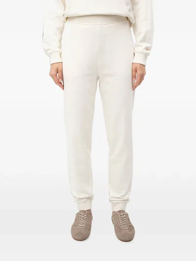 Hugo Boss Logo-patch Track Pants In Neutral
