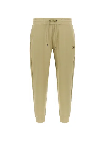 Hugo Boss Logo-patch Track Pants In Neutral
