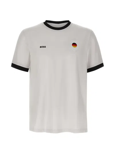 Hugo Boss Logo-patch T-shirt In White