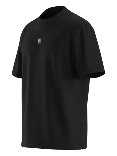 Hugo Boss Logo-plaque T-shirt In Black