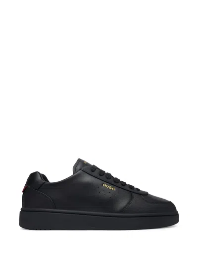 Hugo Boss Logo-print Panelled Sneakers In Multi