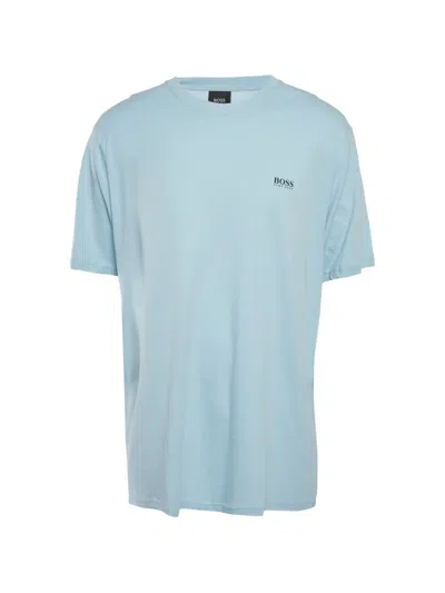 Pre-owned Hugo Boss Logo-print T-shirt In Blue