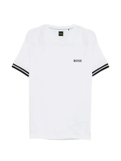 Hugo Boss Logo-print T-shirt In White