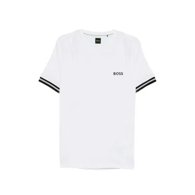 Hugo Boss Logo-print T-shirt In White