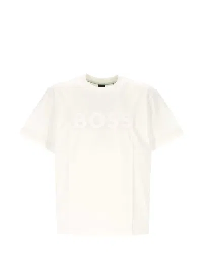 Hugo Boss Logo-print T-shirt In White