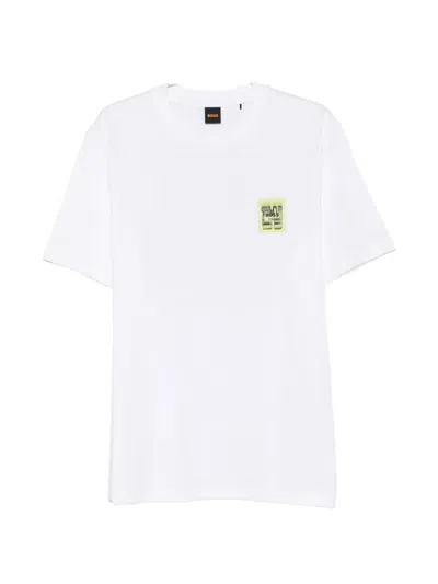 Hugo Boss Logo-print T-shirt In White