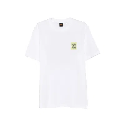 Hugo Boss Logo-print T-shirt In White
