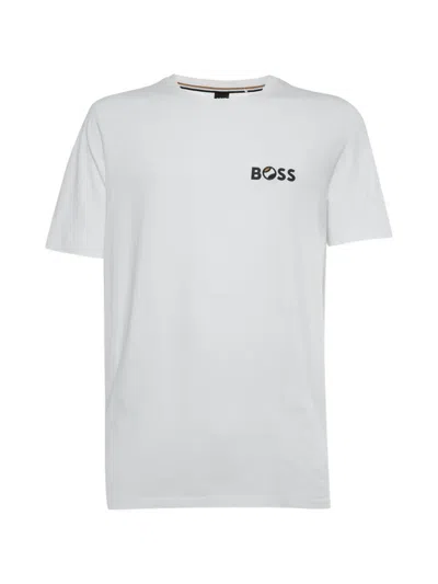Pre-owned Hugo Boss Logo-print T-shirt In White