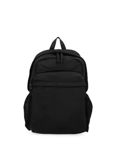 Hugo Boss Travel Backpack Adjustable Straps Front Pocket In Black