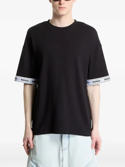 Hugo Boss Boss Basic Cotton T-shirt In Black