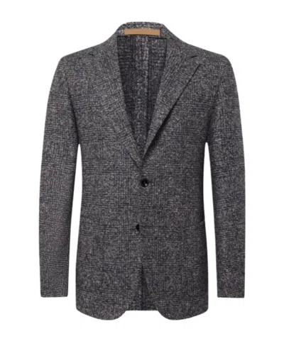 Hugo Boss Long Sleeve Blazer In Gray
