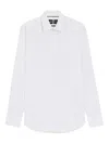 Hugo Boss Long-sleeve Button-down Shirt In White