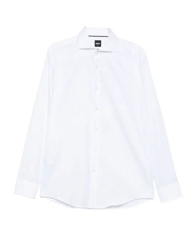 HUGO BOSS LONG-SLEEVE BUTTON-FASTENING SHIRT